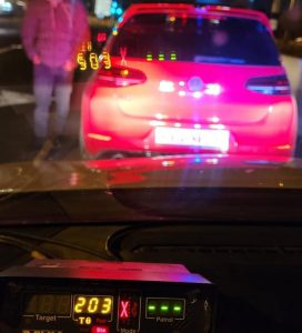 משטרת ישראל עצרה בשבוע שעבר נהג בכביש 1 שנהג במהירות של כמעט 200 קמ"ש